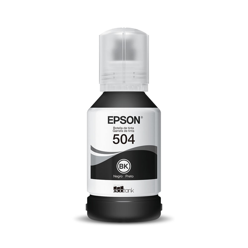 Garrafa de Tinta Epson T504 Preta - T504122-BR