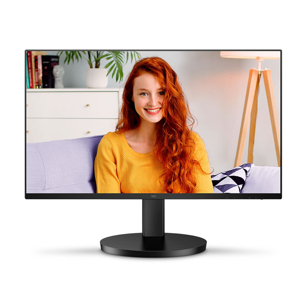 Monitor AOC 23.8", LED Full HD, 100Hz, Antirreflexo - 24B3HMF2 | Preto
