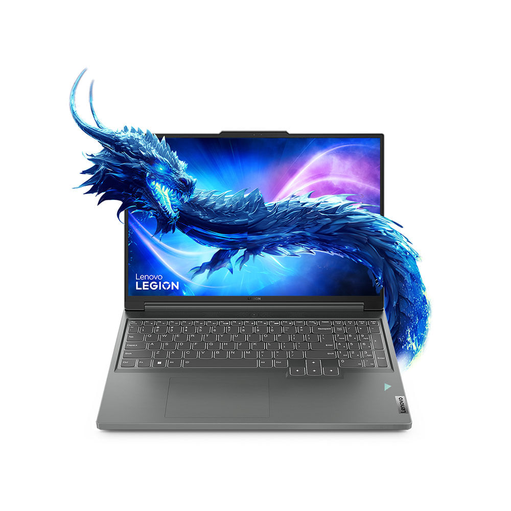 Notebook Gamer Lenovo Legion Slim 5i i7-13700H, 16GB, 512GB SSD, PCIe RTX4050 6GB, W11, 16" WQXGA (2560x1600), 165Hz - 83D60005BR | Storm Grey