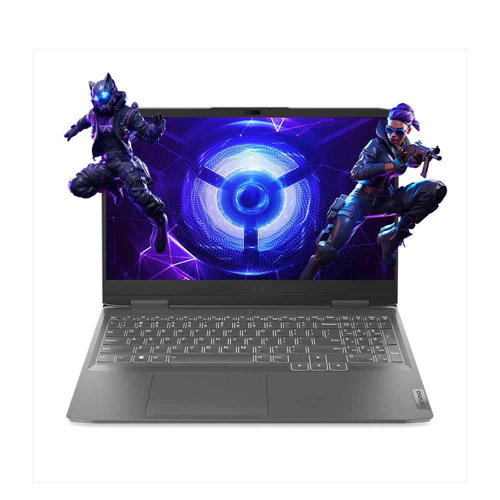 Notebook Gamer Lenovo LOQ i5-12450H 16GB 512GB SSD Placa Dedicada NVIDIA® GeForce® RTX 2050 4GB GDDR6 15.6" FHD Windows 11 - | Storm Grey