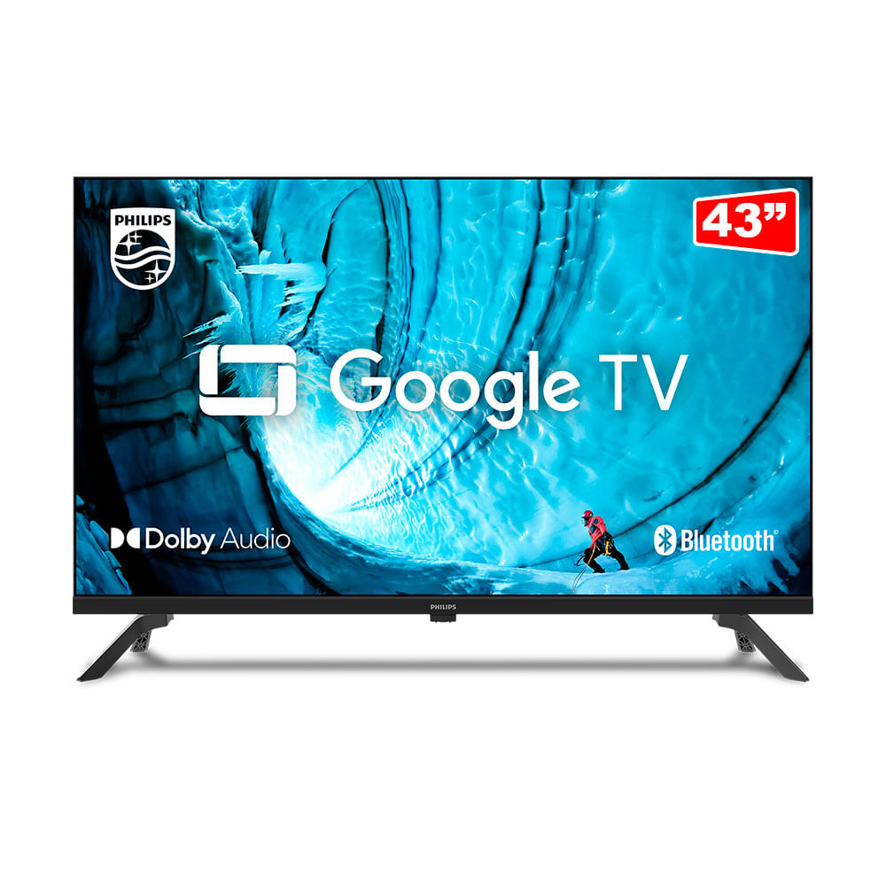 Smart TV Philips 43" LED FHD 43PFG6909, Google TV, Wi-Fi Integrado | 43PFG6909