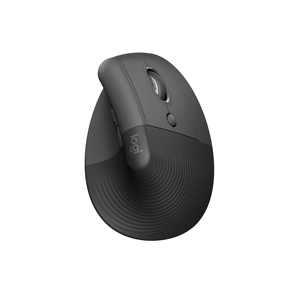 Mouse Logitech Sem Fio LIFT, Vertical, Ergonômico | Graphite