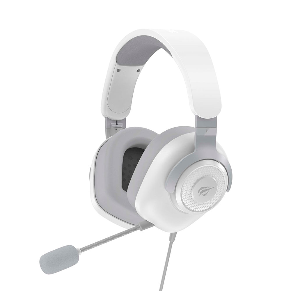 Headset Gamer HAVIT H2230U, Microfone Removível | White