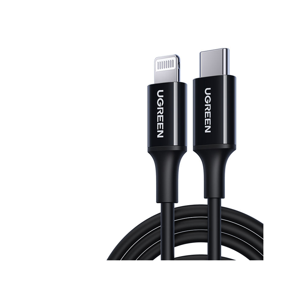 UGREEN USB-C to Lightning Cable M/M Nickel  (Black)