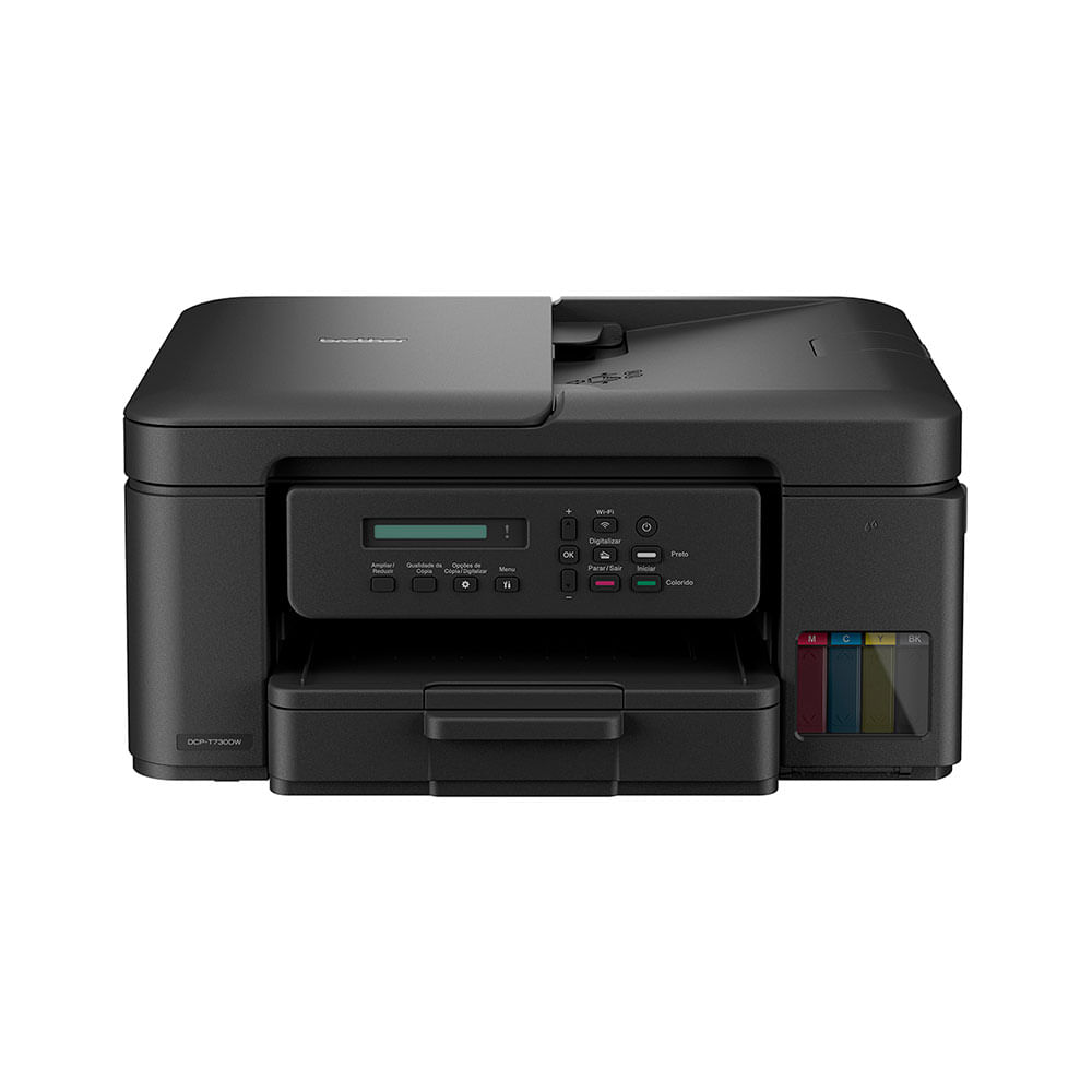 Impressora Multifuncional Brother Tanque de Tinta InkBenefit DCP-T730DW, Impressão Frente e verso, Wi-fi | Preta