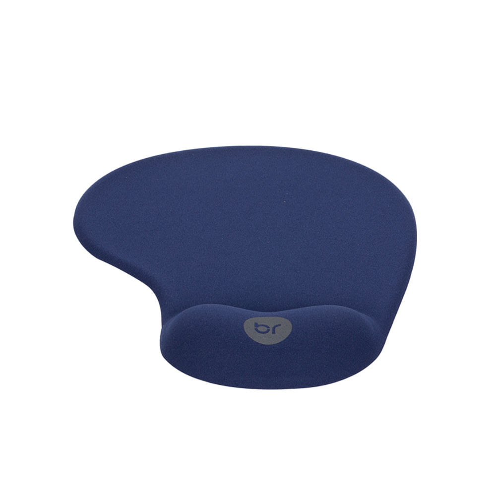 Mouse Pad Bright 0309 Ergônomico Com Apoio De Pulso em Espuma | Azul