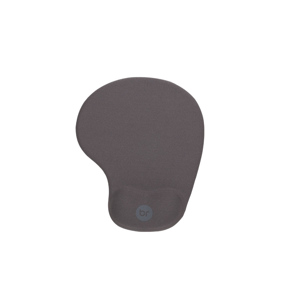 Mouse Pad Bright 0308 Ergônomico Com Apoio De Pulso em Espuma | Cinza