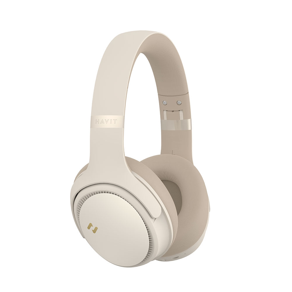 Headphone HAVIT H630BT Bluetooth , Até 55 horas de reprodução | Bege