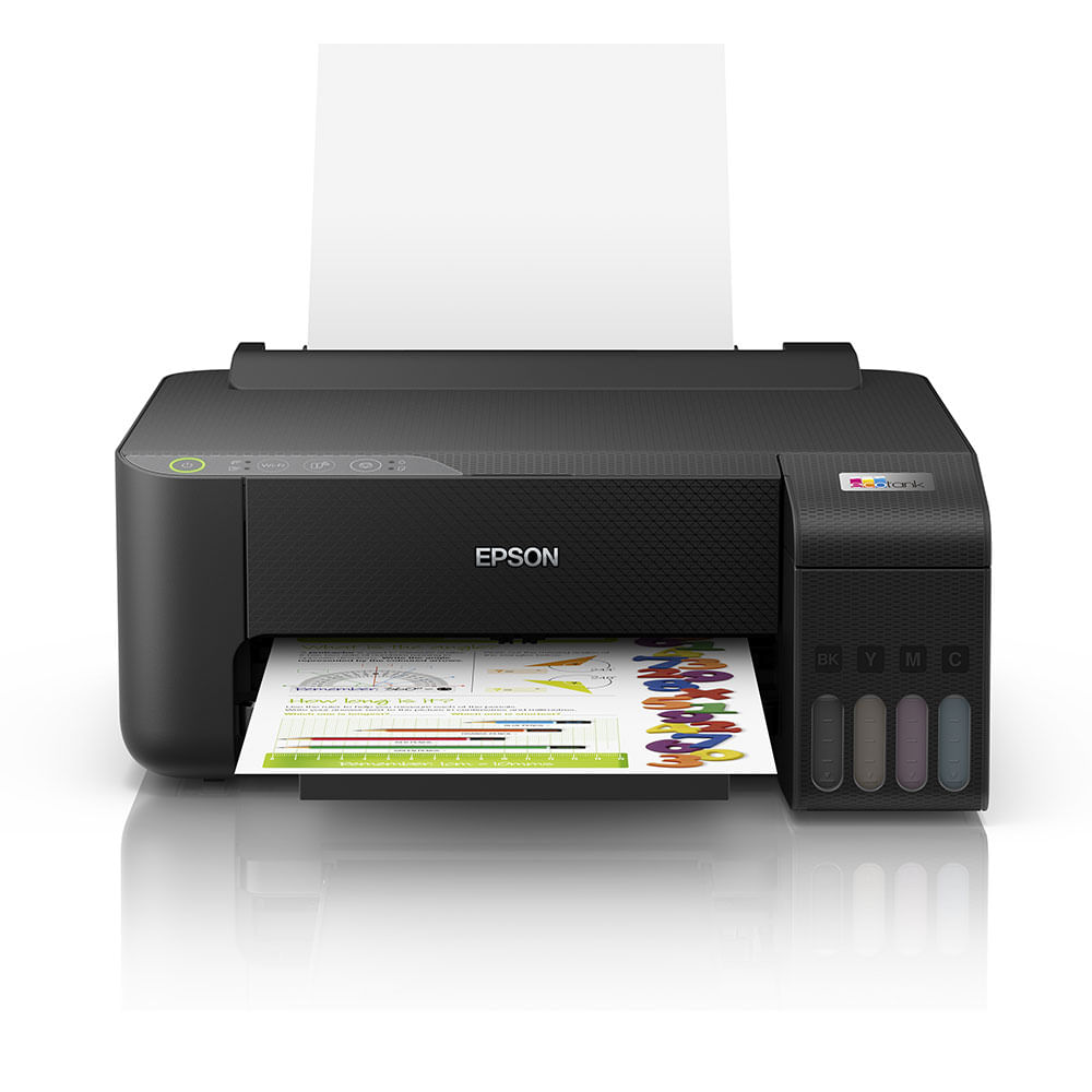 Impressora Jato de Tinta Epson EcoTank L1250BR, Colorida, USB, Wifi - C11CJ71302BR | Preta