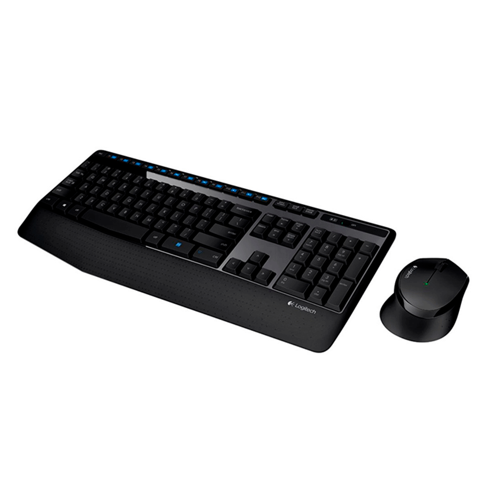 Combo Teclado e Mouse Logitech sem fio MK345 | Preto