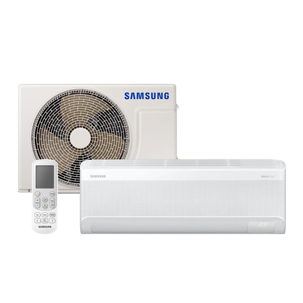 Ar-condicionado Split Samsung Digital Inverter Ultra AI 12.000 BTU's Frio, Serpentina de Cobre, WindFree | AR12DYFAAWKXAZ