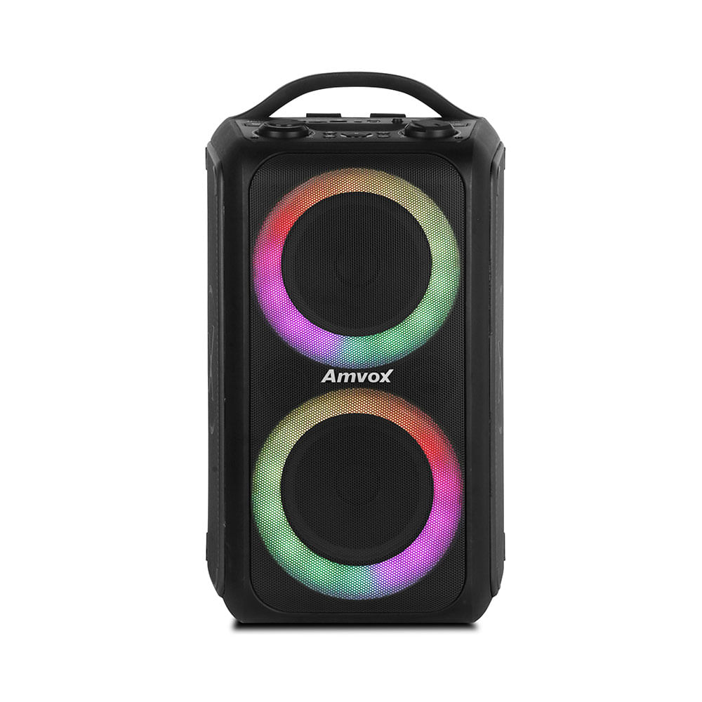 Caixa de Som Amplificada Amvox Bagvox Black ACA600