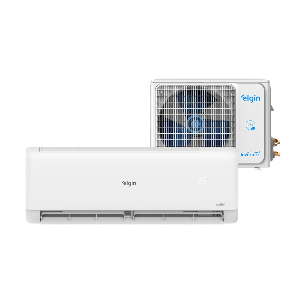 Ar-condicionado Elgin High Wall Eco Inverter II, 24.000 BTUs, Quente e Frio, Wi-Fi, Serpentina de Cobre | HJQC24C2WCCC