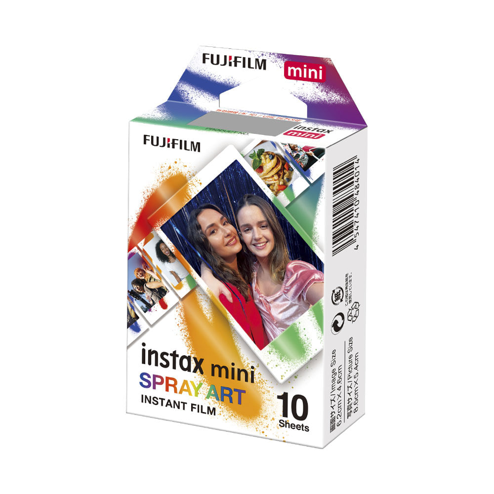Filme Instantâneo Fujifilm Instax Mini Spray ART - 10 Unidades