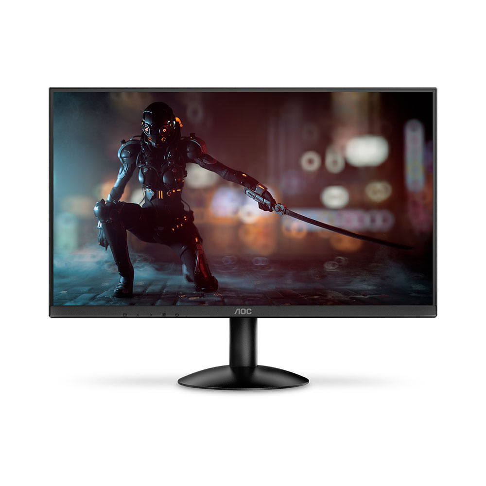 Monitor AOC Série B30 21.5" Widescreen VA, 120Hz, FHD, 1ms, Gaming, VGA , HDMI 1.4, Adaptive-Sync, Low Blue Mode, Flicker-Free, Screen+ - | Preta