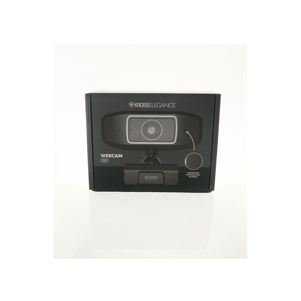 Webcam HD Kross Elegance, 720P, Foco Manual - KE-WB720P2
