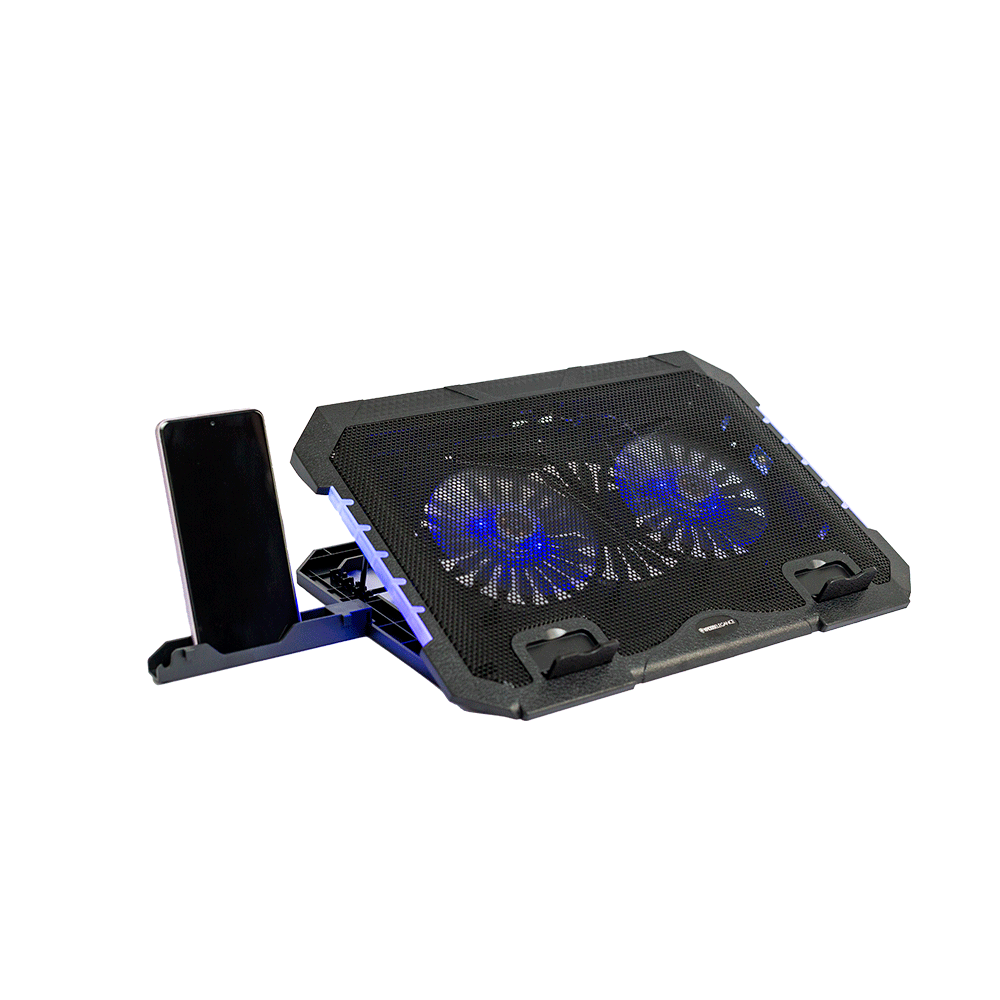Suporte Para Notebook KROSS, 2 Fans, USB, RGB - KE-NBSRS9