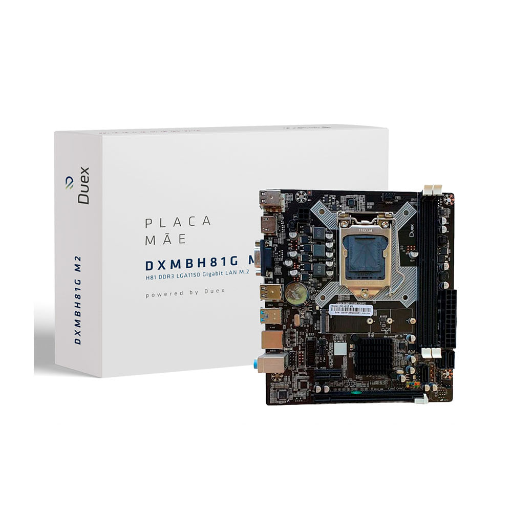 Placa Mae Duex DXMBH81G M2 LGA1150 (Intel) DDR3