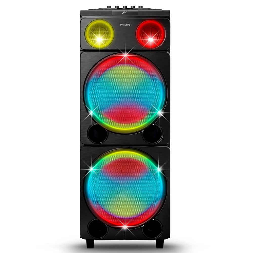 Caixa de Som Bluetooth Philips Party Speaker TAX5509, Potência 2.400W | Preto