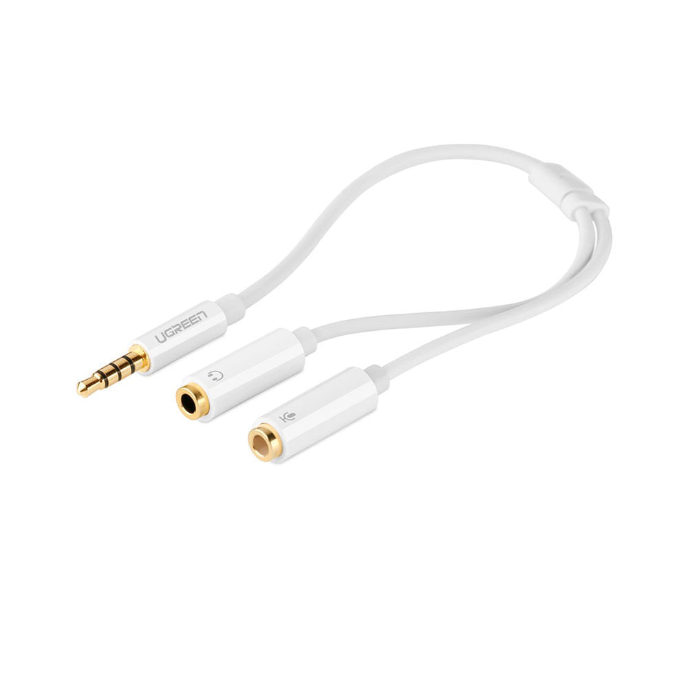 Cabo Headset Ugreen P3/2XP2 F AV141, Entradas Fêmeas , Entrada 3,5 mm macho