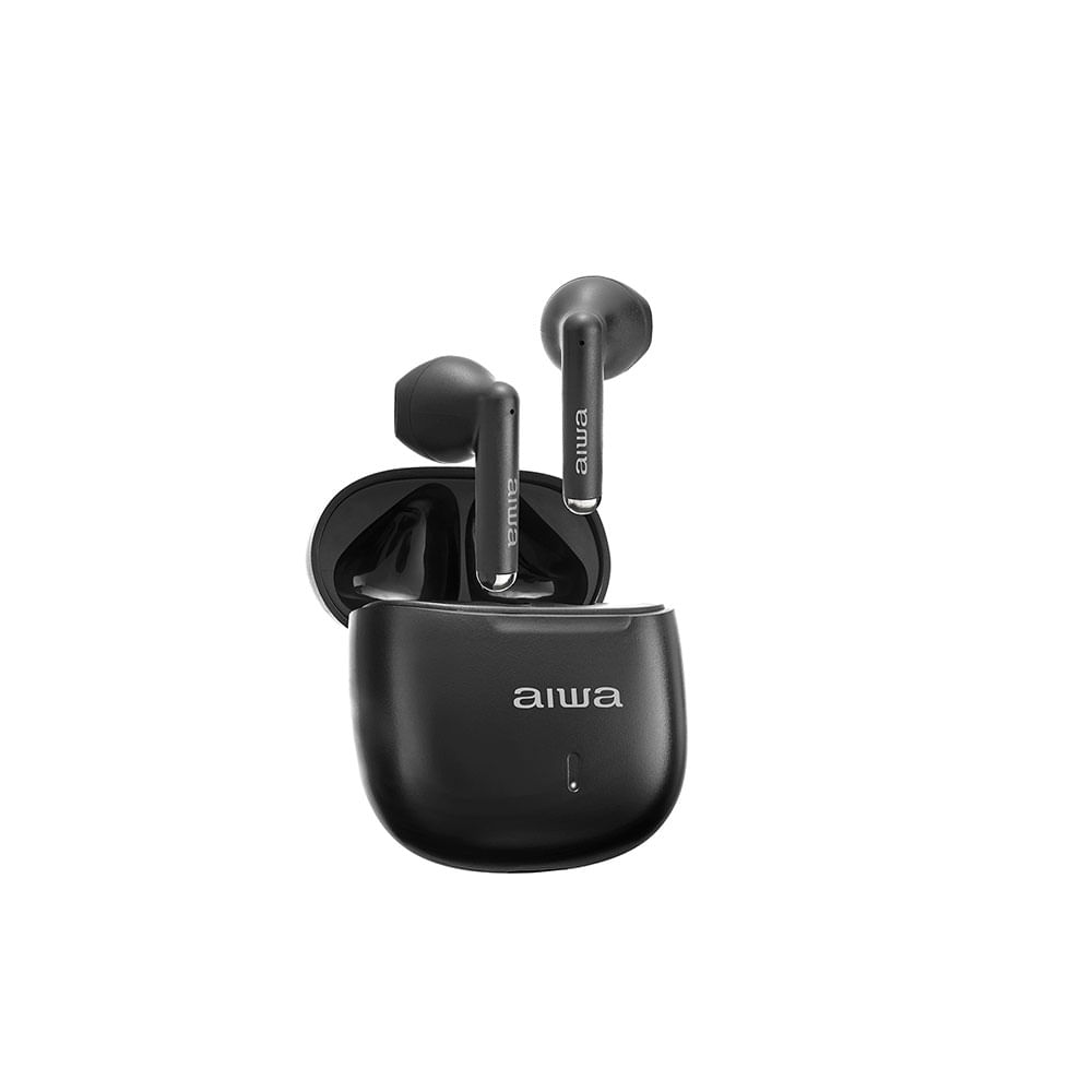 Fone de Ouvido AIWA AWS-EB-05P TWS Drivers de 13mm, Proteção IPX4 | Black
