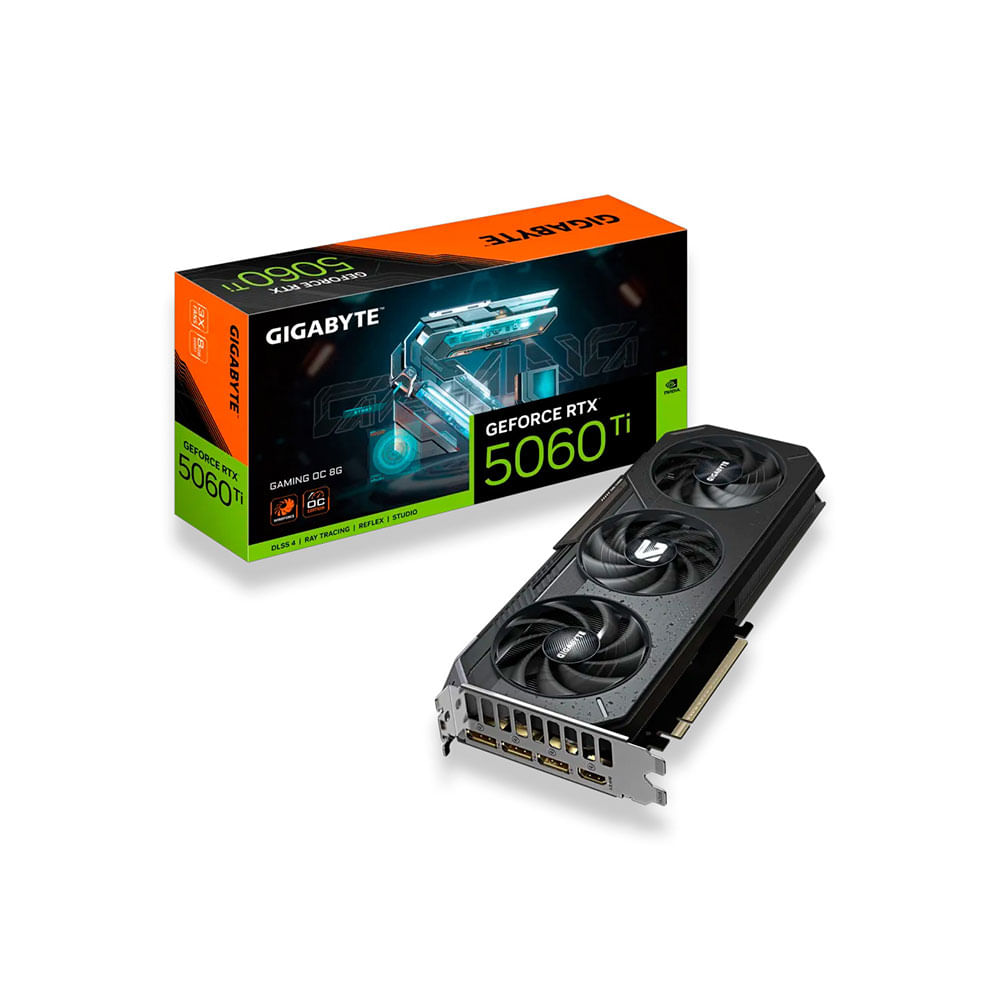 Placa de vídeo Gigabyte RTX 5060 TI 8GB, OC, 128 Bits, GDDR7