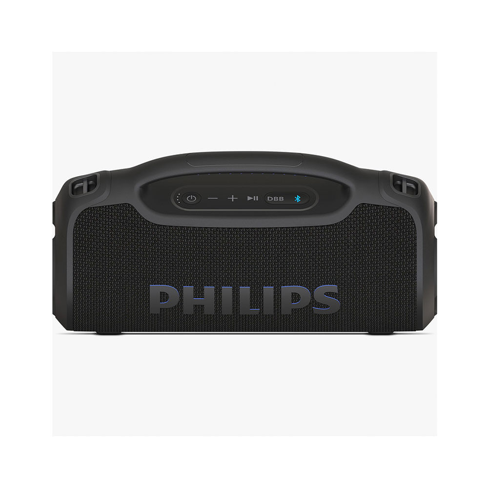 Caixa de Som Bluetooth Philips Boombox TAX400B, 200W, Bateria de 15H, IP66, Power Bank integrado
