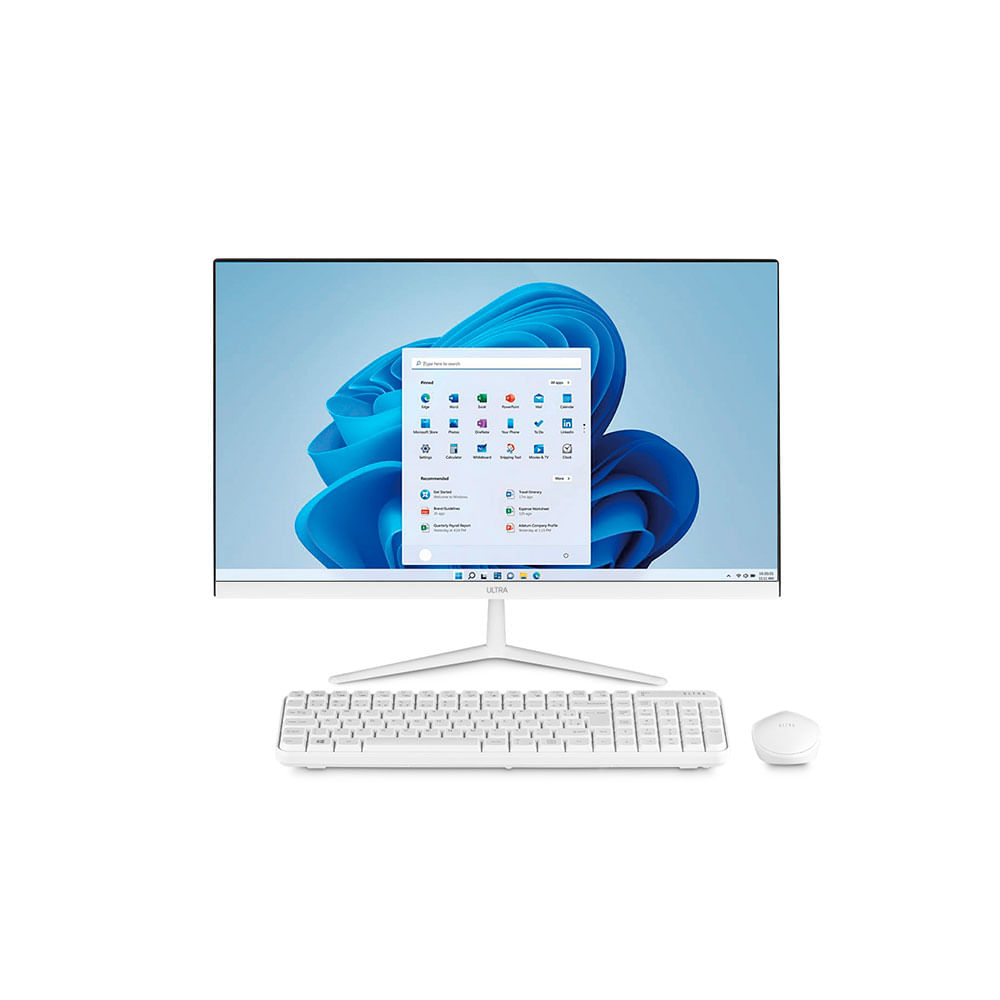 Computador Multilaser AIO UB830 Celeron 4G 120G 23 Windows 11 | Branco