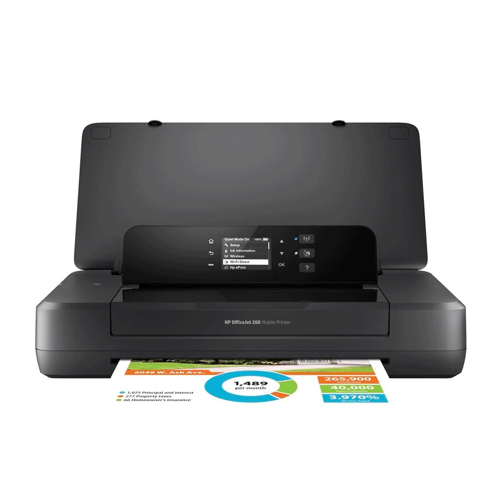 Impressora HP OfficeJet Mobile 200 - CZ993A | Preto