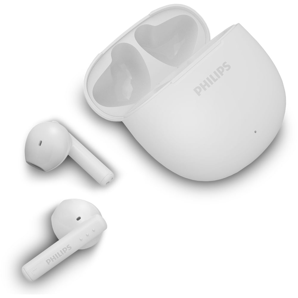 Fone de Ouvido TWS Philips TAT1139WT, Bluetooth 5.4, Proteção IPX4