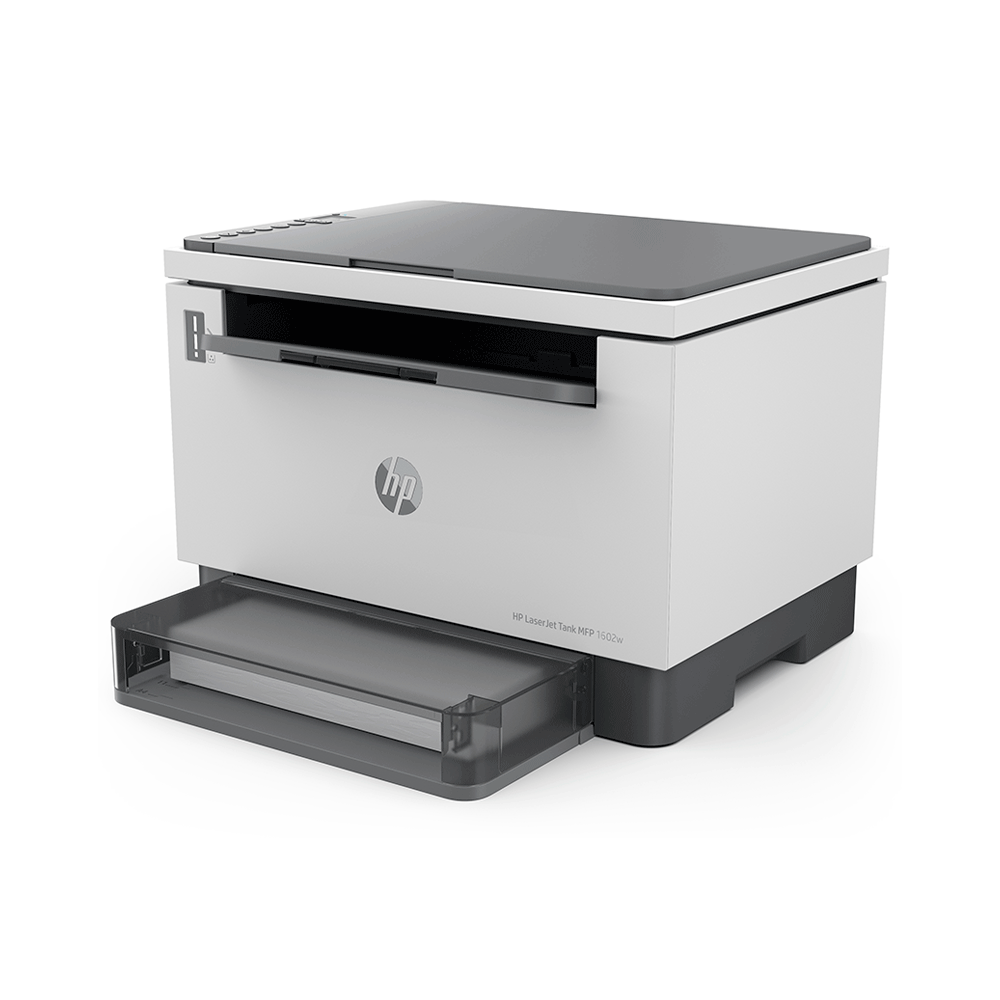 Impressora Multifuncional HP LaserJet Tank 1602w, Monocromática, Conexões Wi-fi e USB, Visor Icon LCD, 2R3E8A | Branco