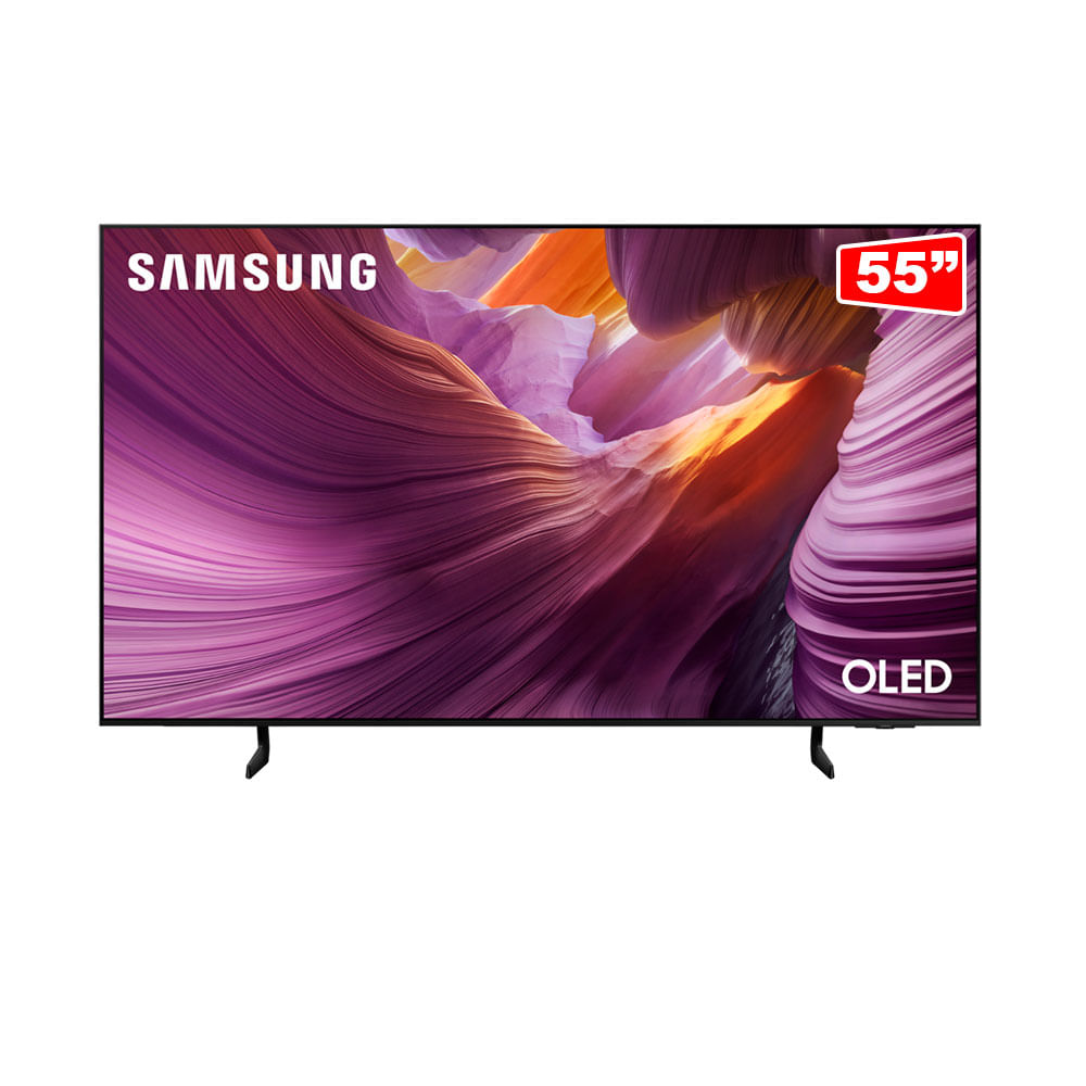 Smart TV OLED 55” Samsung S85F 4K, OLED HDR10+, HDMI 2.1 120Hz, Wi-Fi 5, Bluetooth 5.3, Alexa Integrada  | QN55S85FAGXZD