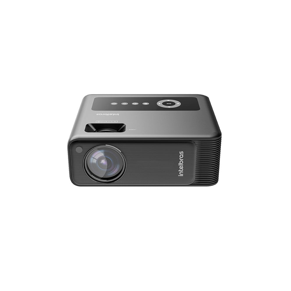 Projetor Intelbras Full HD 7400 Lumens - PFL6520, Até 200" Polegadas, Wi-fi | Preto