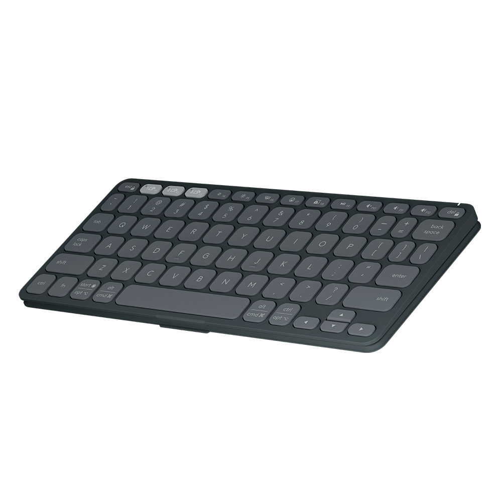 Teclado Sem Fio Logitech Keys-To-Go 2, Bluetooth, Ultra Fino e Portátil | Grafite