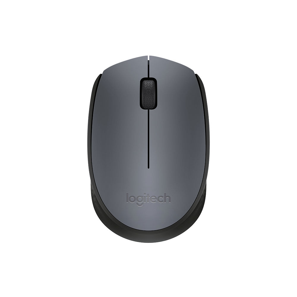 Mouse sem fio Logitech M170, 2.4GHz, alcance 10m | Cinza