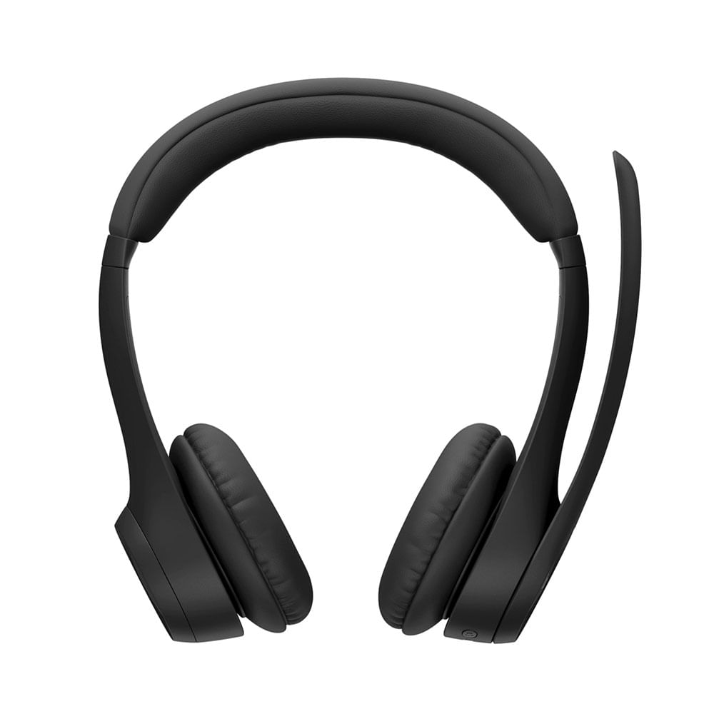Headset Bluetooth sem fio Logitech Zone 300, Drivers de 30 mm, Microfone com Redução de Ruído | Preta