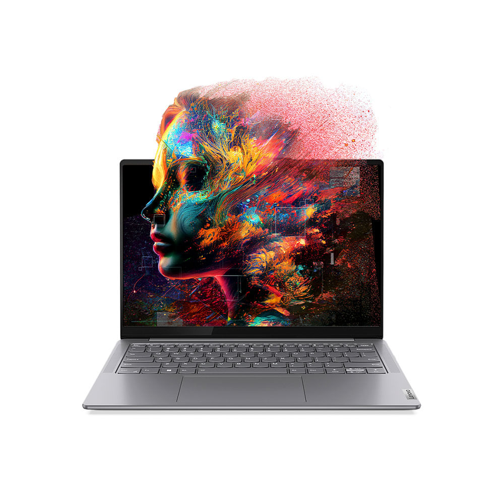Notebook Lenovo Yoga Slim 7i, Core Ultra 5 125H, 14" OLED WUXGA, 16GB RAM, SSD 512GB, Placa de Vídeo Intel Arc Graphics - 83GM0003BR | Cinza