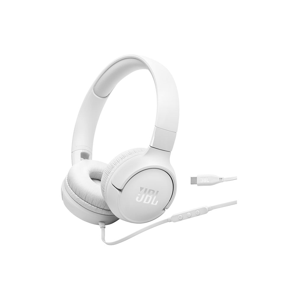 Headphone JBL Tune 520C, Som JBL Pure Bass | White