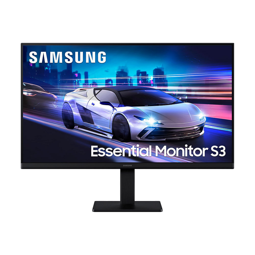 Monitor Gamer Samsung Essential S3 27" Flat, 120Hz, 5ms GTG, Flicker Free, Eye Saver Mode | LS27F320GALMZD
