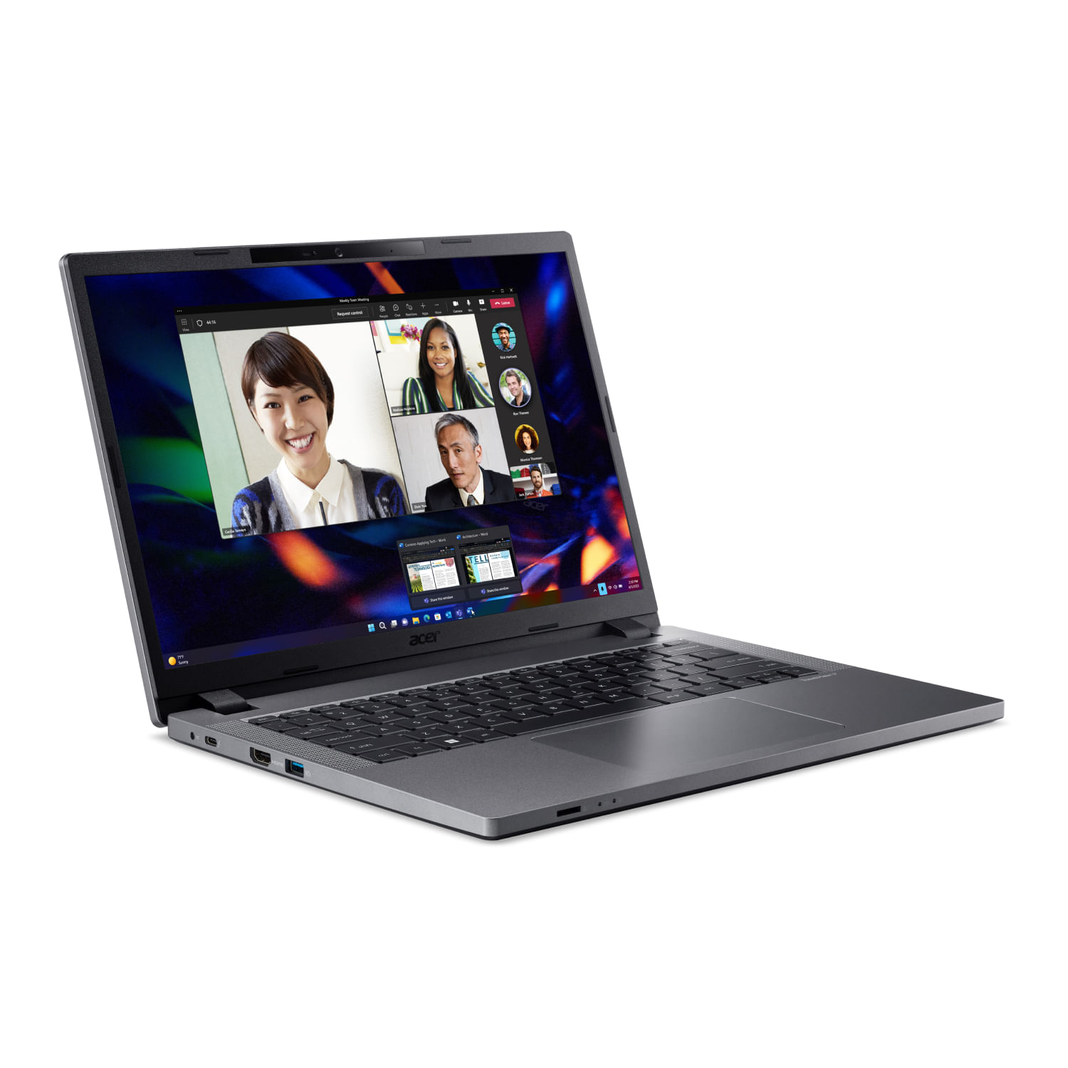 Notebook Acer TravelMate, Intel Core i7-1355U, 14" 16GB RAM, SSD 512GB, Windows 11 Pro TMP214-55-70G2 | PRETO
