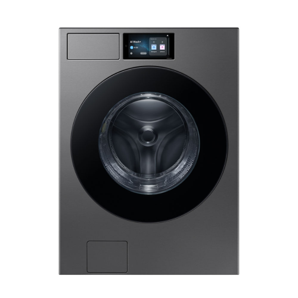 Lavadora Samsung Bespoke 20kg, Wi-Fi, Motor Digital Inverter, WF90F, Inox | 220V