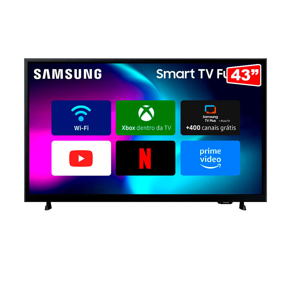 Smart Monitor TV 43", Resolução FHD , Plataforma Tizen, HDR10+ e TV Plus | LS43F6000FGXZD