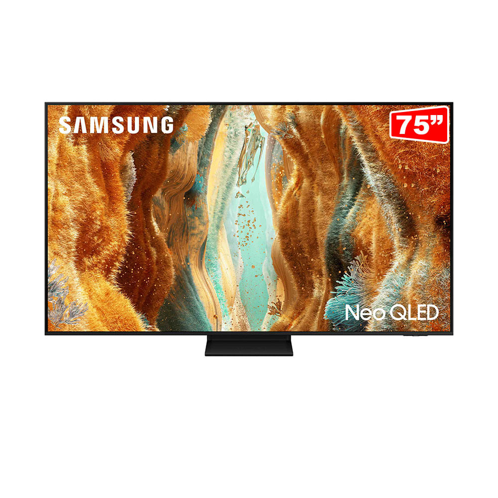 Smart TV Samsung Vision AI TV 75" NEO QLED Ultra 4K QN70F, Mini LED, Painel até 144hz | QN70F