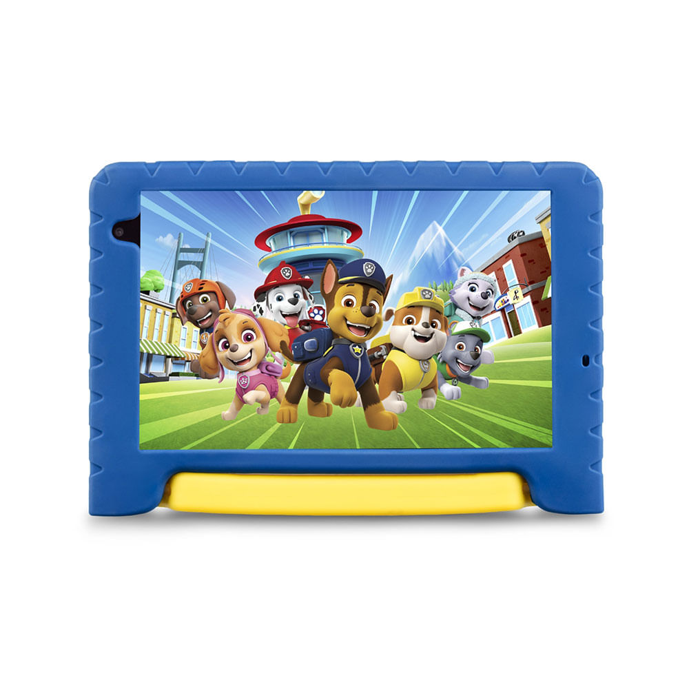 Tablet Multilaser Patrulha Canina NB440, Tela 8",  WiFi, 64GB , 6GB RAM, Android 13 | Azul