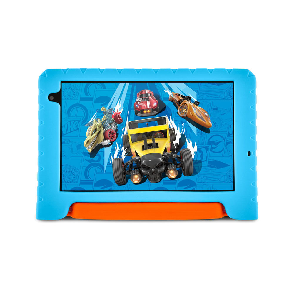 Tablet Multilaser Hot Wheels NB435, Tela 8", WiFi, 64GB, 6GB RAM, Android 13 | Azul