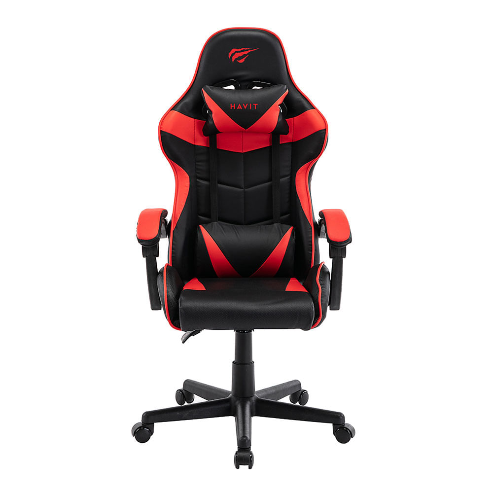 Cadeira Gamer Havit GC933, Reclinação 130° | Vermelha