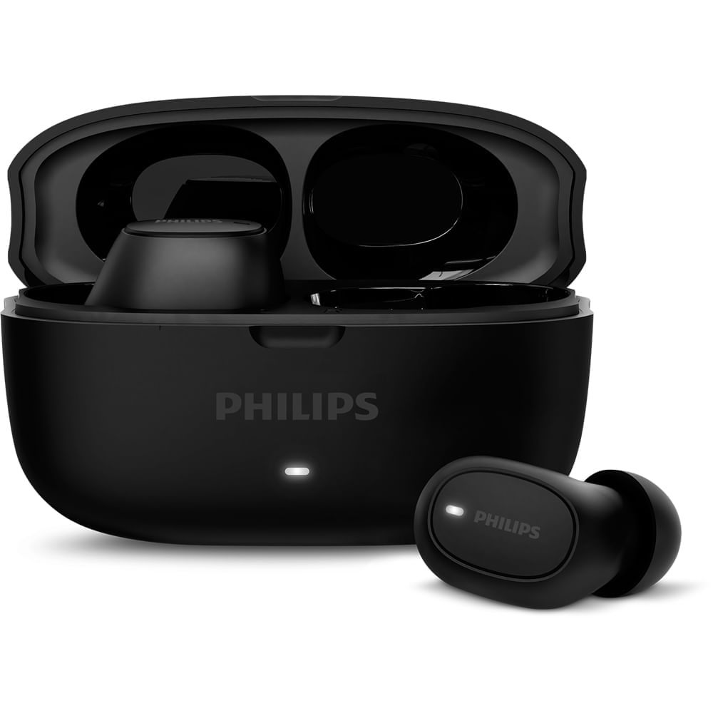 Fone de Ouvido TWS Philips TAT2500BK, Bluetooth 5.4, Cancelamento de Ruído