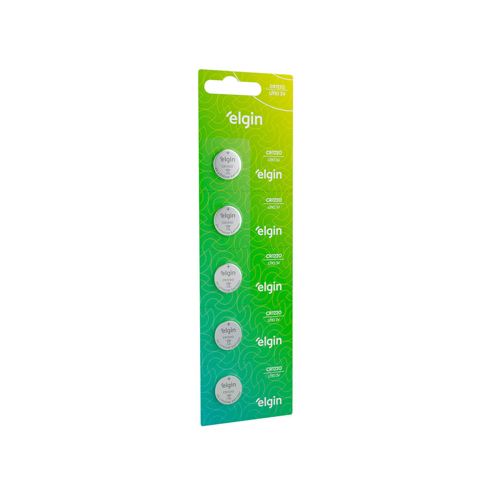 Bateria Elgin Lítio CR1220 3V | 1 Unidade