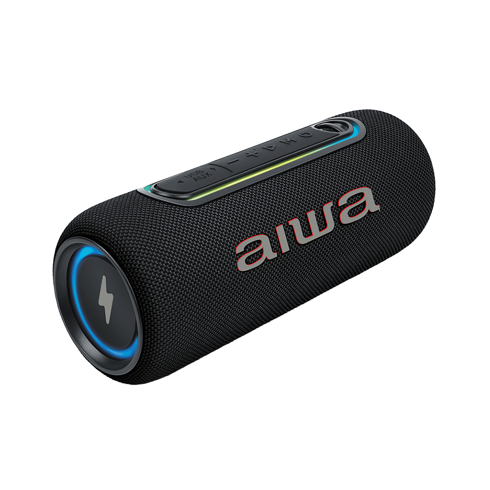 Caixa de Som Speaker AIWA SP-05-LB 30W IPX5, Portátil, Bluetooth | Preto