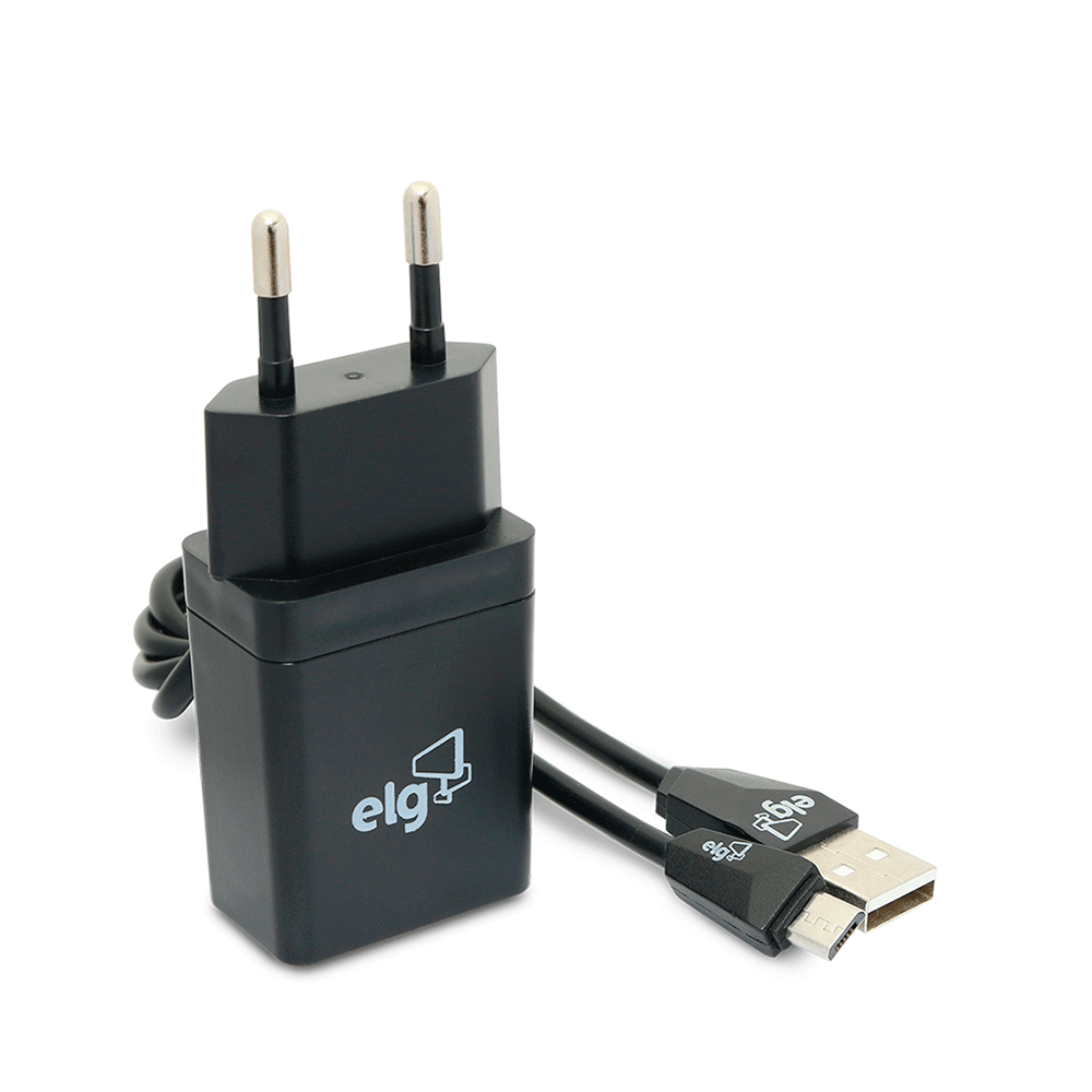 Kit Elg Kt510wc Carregador De Parede + Micro Usb